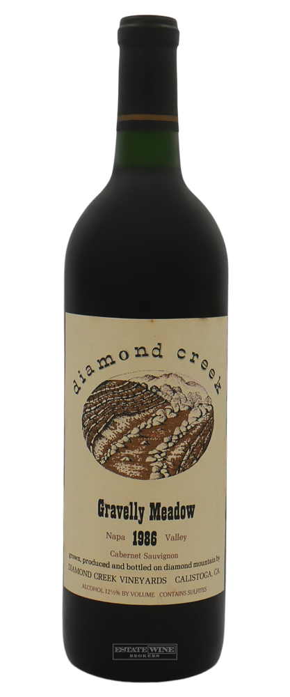 Diamond Creek Cabernet Sauvignon Gravelly Meadow 1986 750ml - 1