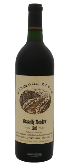 Diamond Creek Cabernet Sauvignon Gravelly Meadow 1986 750ml - 1