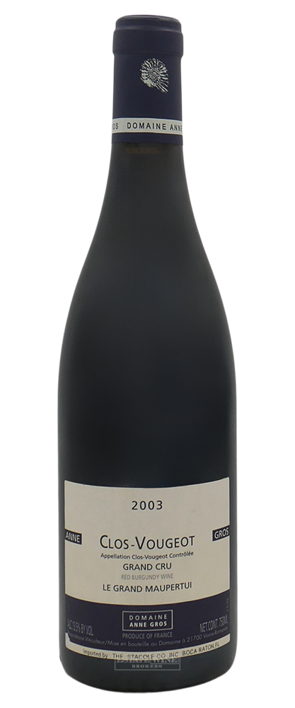 Anne Gros Vougeot Le Grand Maupertui Grand Cru 2003 750ml - 1