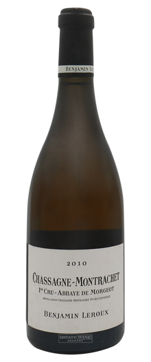 Benjamin Leroux Chassagne-Montrachet 1er Cru Abbaye de Morgeot 2010 750ml - 1
