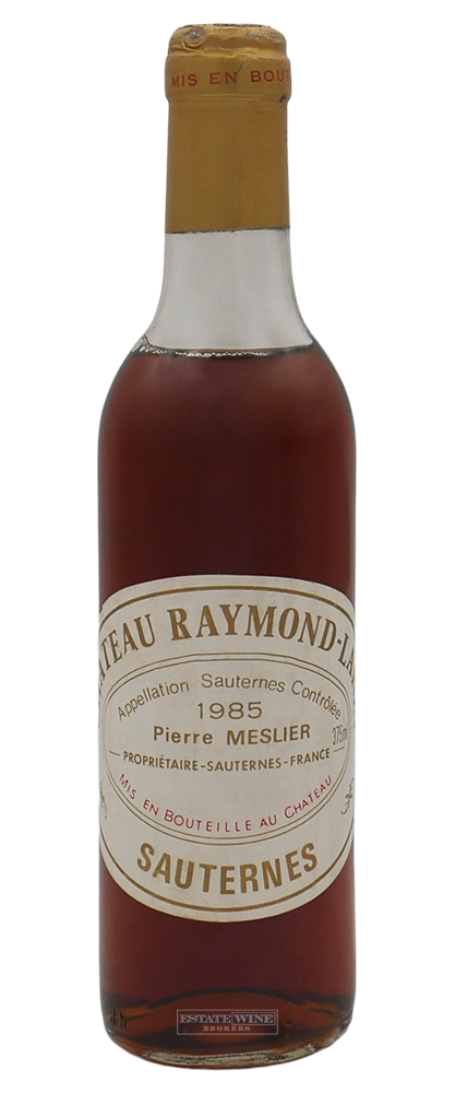 Chateau Raymond-Lafon Pierre Meslier Sauternes 1985 375ml - 1