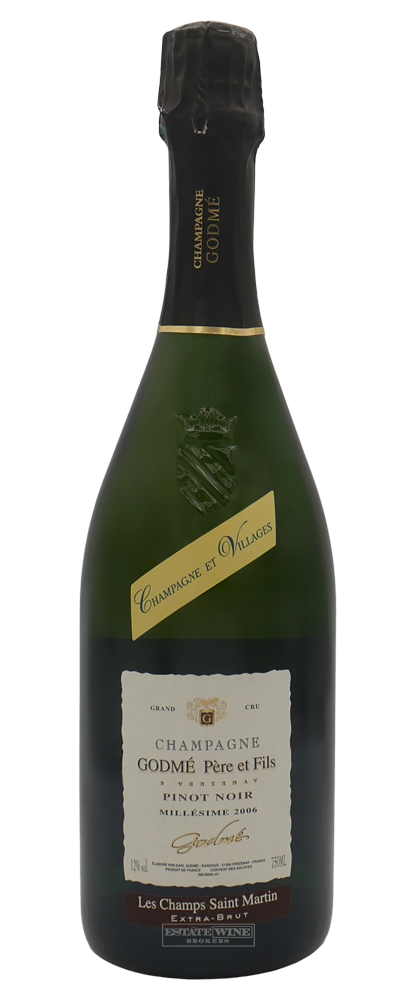 Godme Grand Cru Les Champs Saint Martin Extra Brut Blanc de Noir 2006 750ml - 1