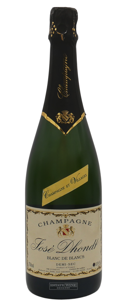 Jose Dhondt Blanc de Blancs Demi-Sec NV 750ml - 1