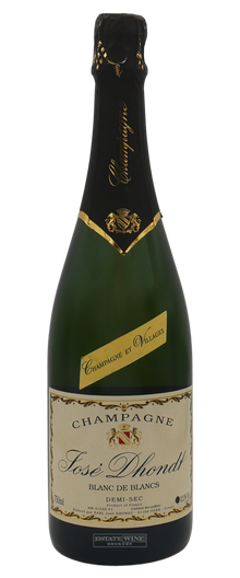 Jose Dhondt Blanc de Blancs Demi-Sec NV 750ml - 1