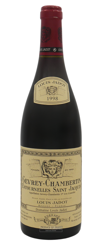 Louis Jadot Gevrey-Chambertin 1er Cru Estournelles Saint Jacques 1998 750ml - 1
