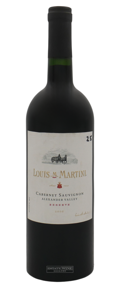 Louis M Martini Cabernet Sauvignon Reserve Alexander Valley 2006 750ml - 1