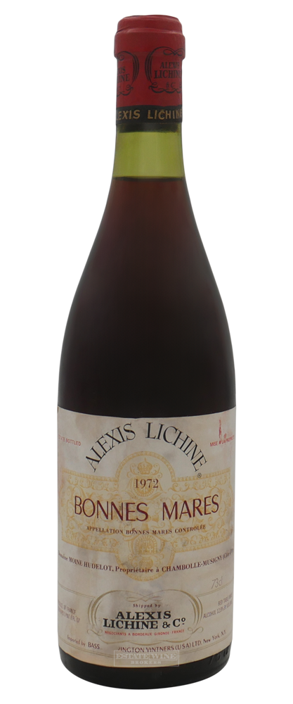 Moine Hudelot Alexis Lichine Bonnes Mares Grand Cru 1972 750ml - 1
