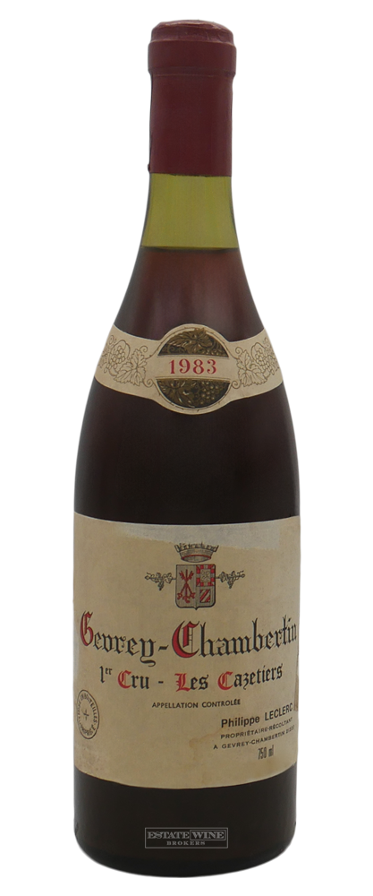 Philippe Leclerc Gevrey-Chambertin 1er Cru Les Cazetiers 1983 750ml - 1