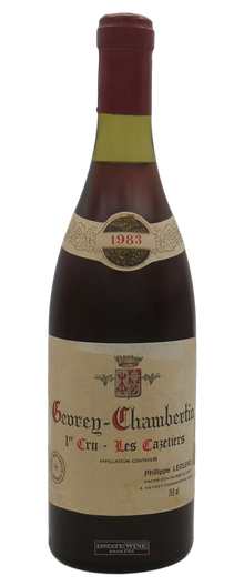 Philippe Leclerc Gevrey-Chambertin 1er Cru Les Cazetiers 1983 750ml - 1