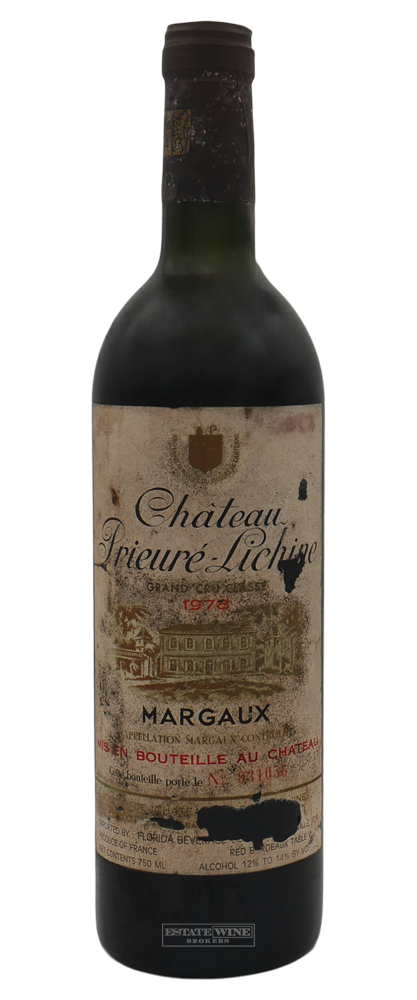 Prieure-Lichine 1978 750ml [Damaged Label] - 1