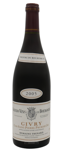 Baron Thenard Givry 1er Cru Clos Saint-Pierre 2005 750ml - 1
