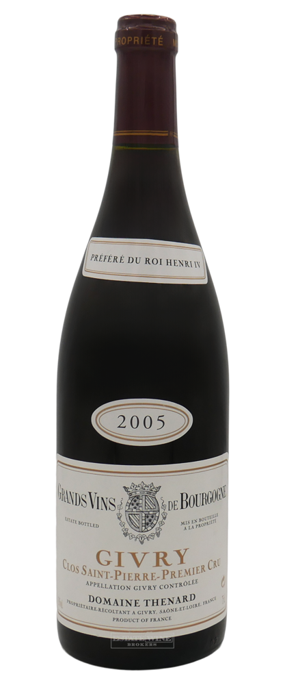 Baron Thenard Givry 1er Cru Clos Saint-Pierre 2005 750ml - 1
