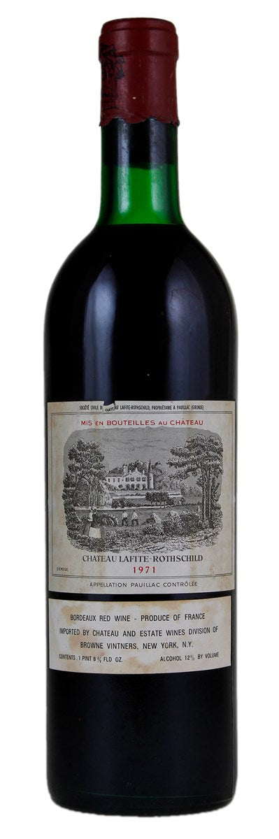 Lafite Rothschild 1971 750ml[Soiled Label] - 1