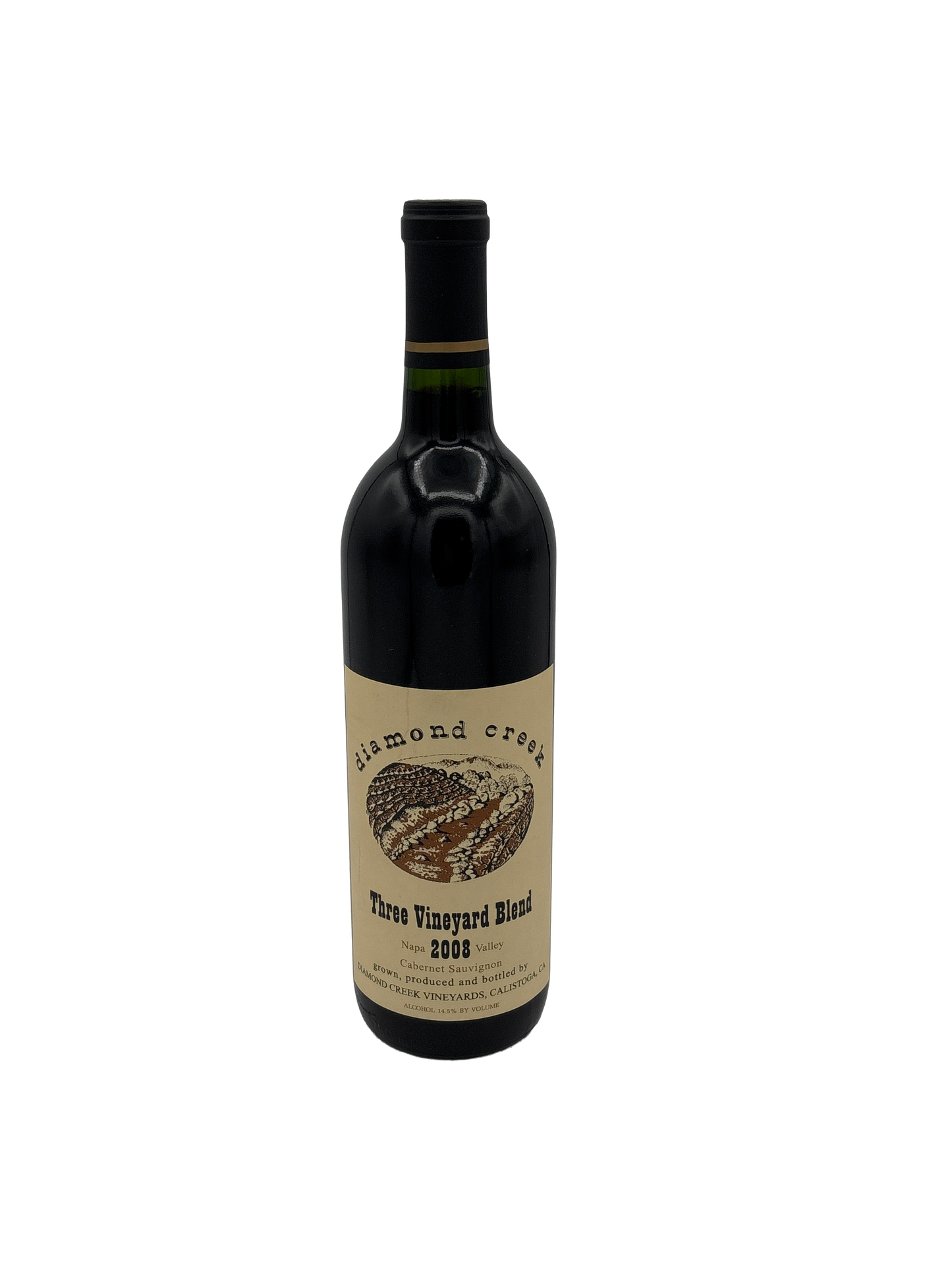 Diamond Creek Three Vineyard Blend Cabernet Sauvignon 2008 750ml - 1