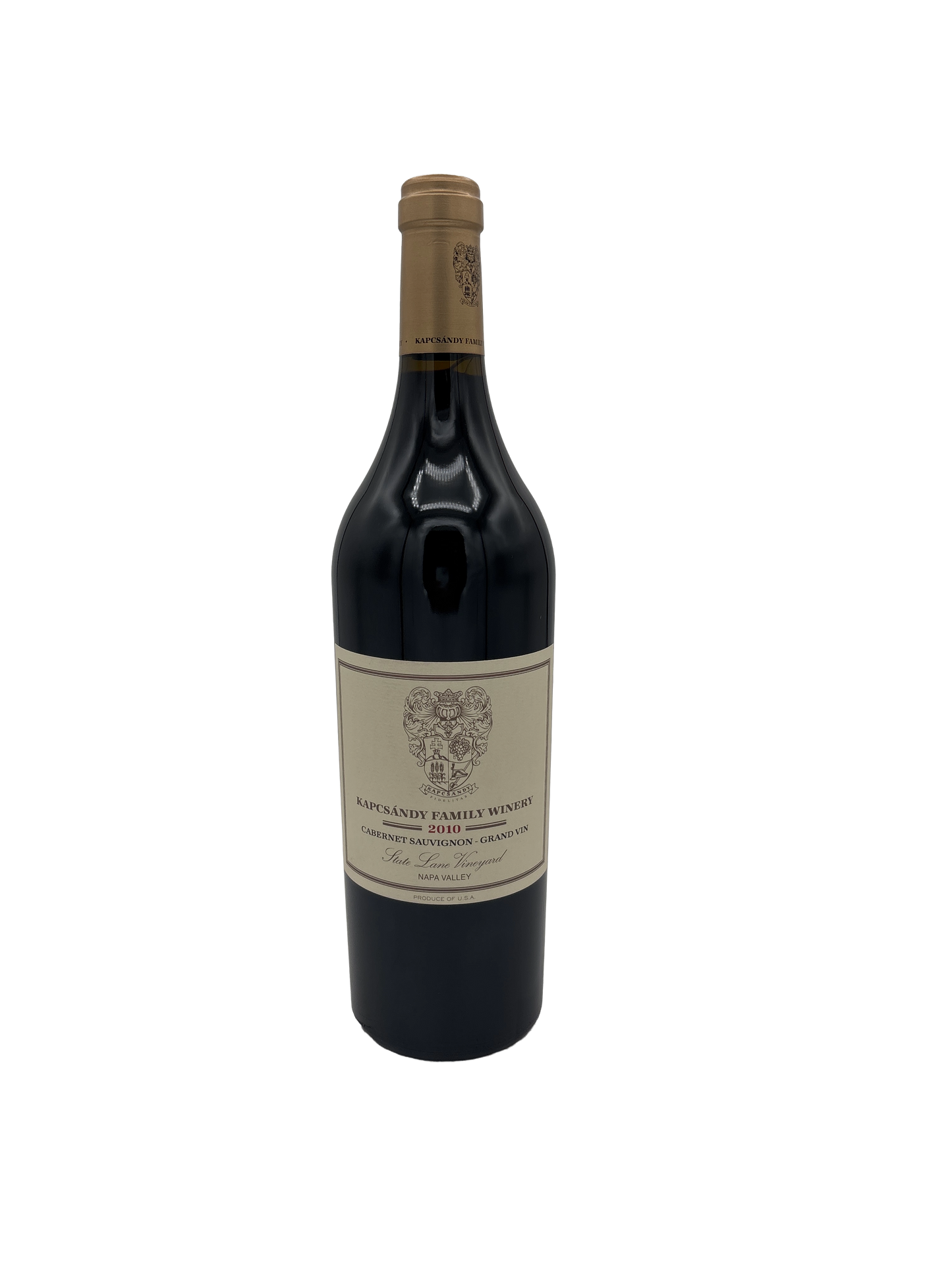 Kapcsandy State Lane Vineyard Cabernet Sauvignon Grand-Vin 2010 750ml - 1