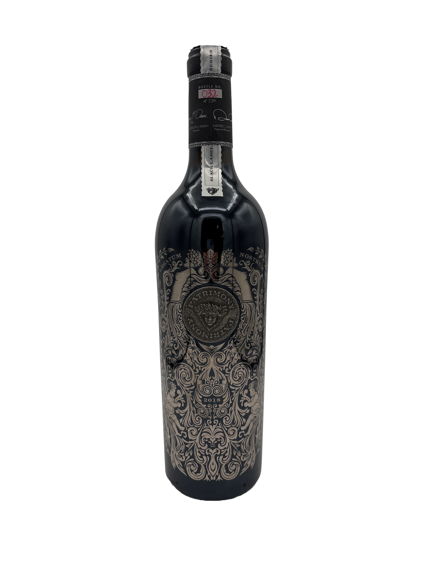 Patrimony Estate Black Label Series Adelaida District Cabernet Sauvignon 2018 750ml - 1