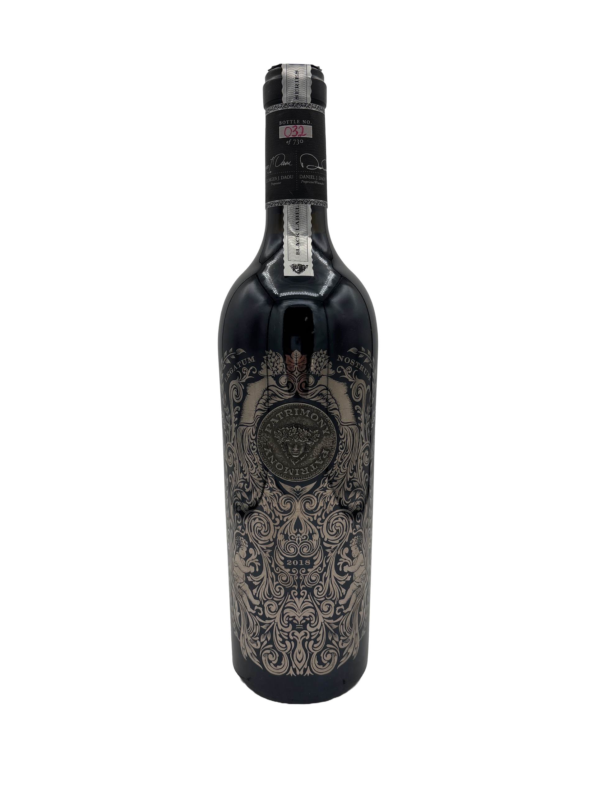 Patrimony Estate Black Label Series Adelaida District Cabernet Sauvignon 2018 750ml - 1
