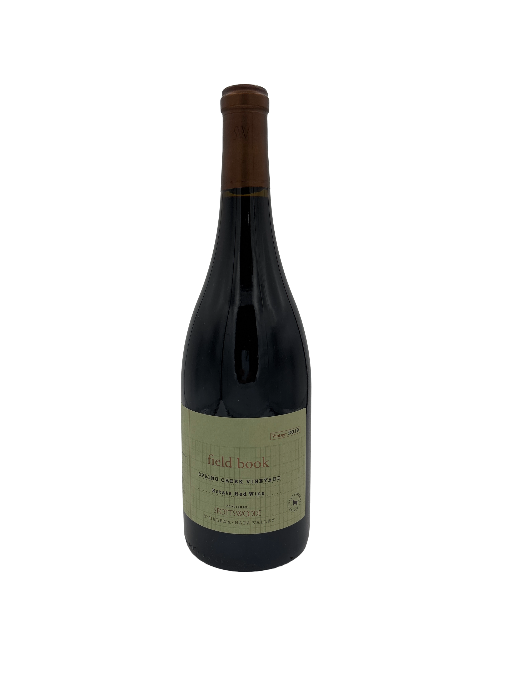 Spottswoode Estate Spring Creek Vineyard Field Book Estate St. Helena Red 2019 750ml - 1