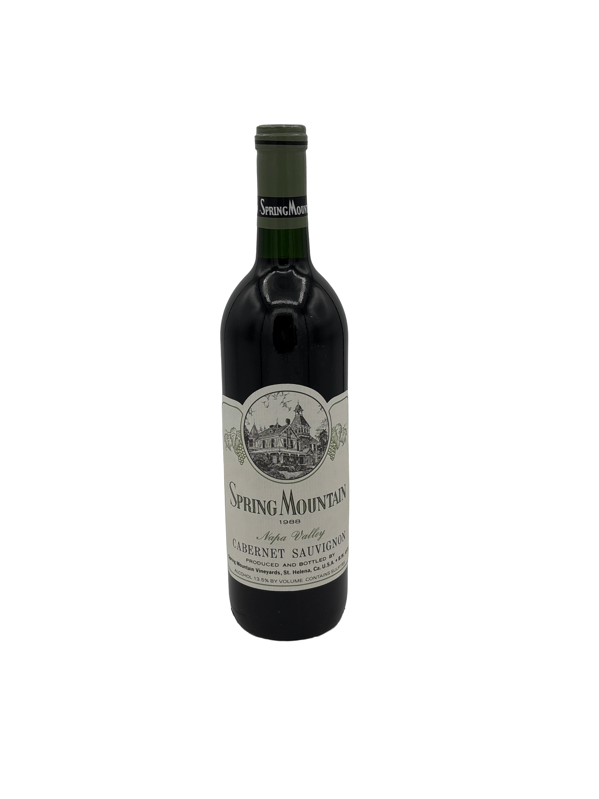 Spring Mountain Vineyard Les Trois Cuvees Cabernet Sauvignon 1988 750ml - 1