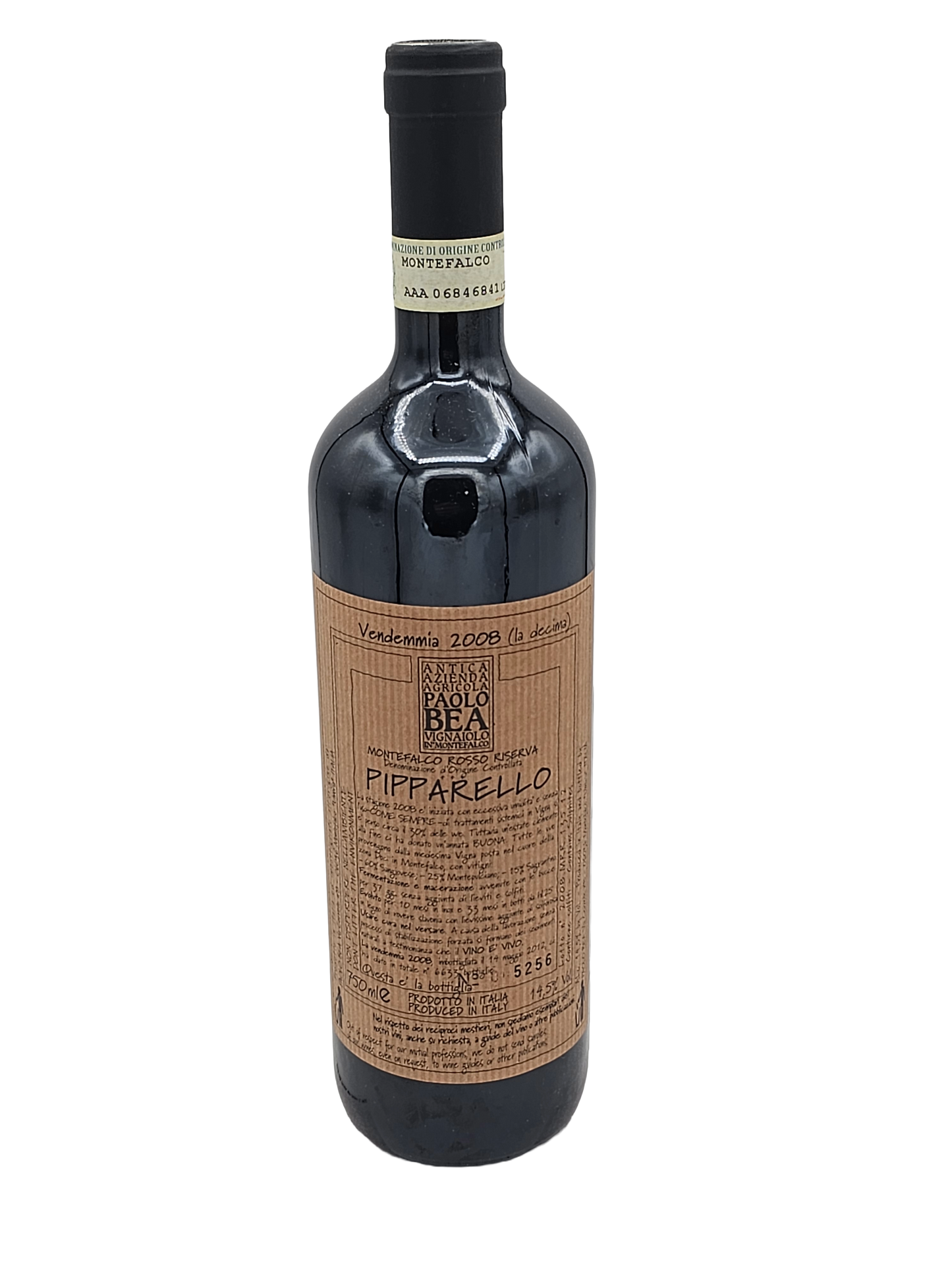 Paolo Bea Pipparello Montefalco Rosso Riserva 2008 750ml - 1