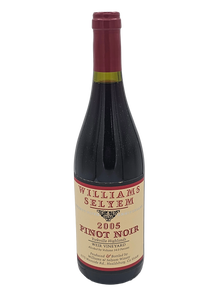 Williams Selyem Pinot Noir Weir Vineyard Yorkville Highlands 2005 750ml - 1