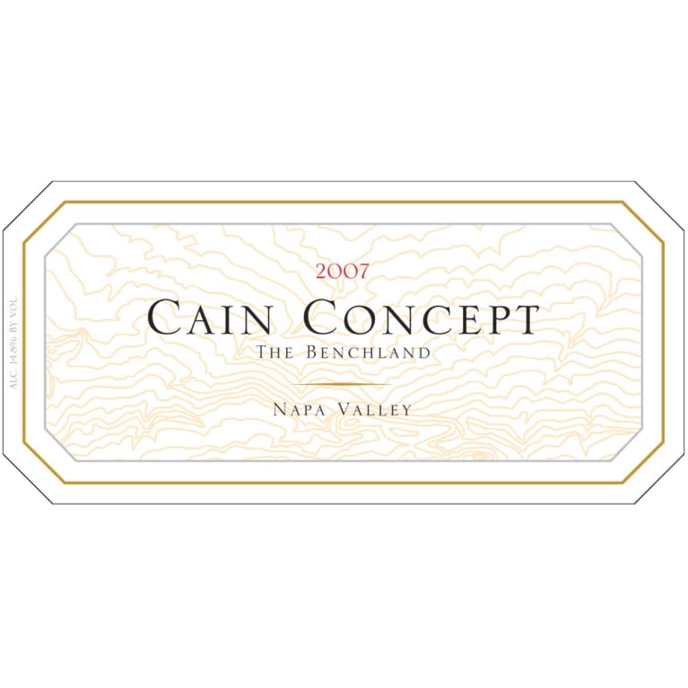 Cain Concept The Benchland Napa Valley 2007 750ml - 1