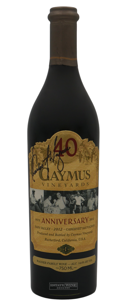 Caymus Vineyards Cabernet Sauvignon Napa Valley 2012 750ml [Signed] - 2
