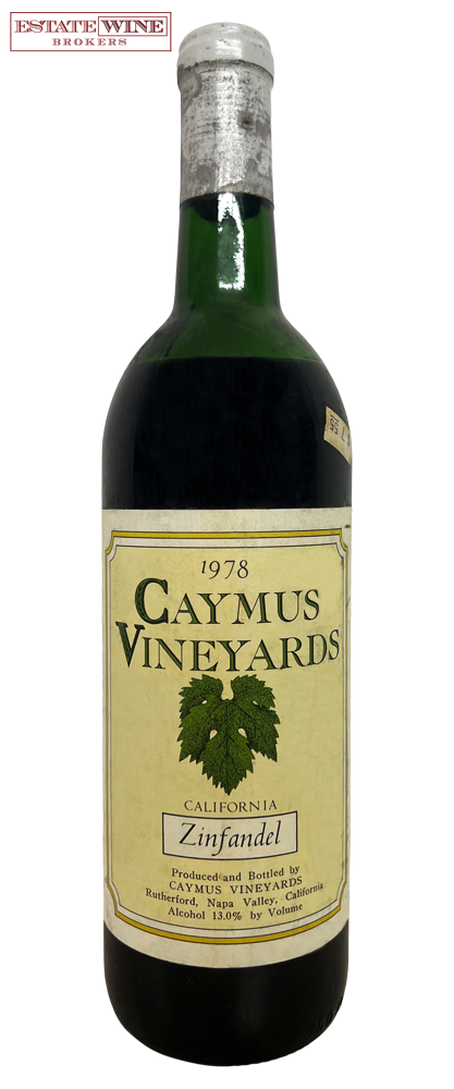 Caymus Zinfandel Napa Valley (Mid Shoulder Fill) 1978 750ml - 1