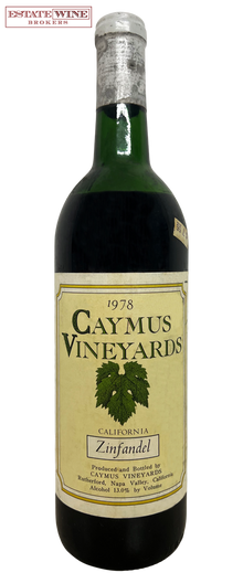 Caymus Zinfandel Napa Valley (Mid Shoulder Fill) 1978 750ml - 1