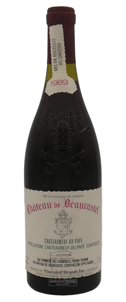 Chateau de Beaucastel Chateauneuf du Pape 1989 750ml - 2