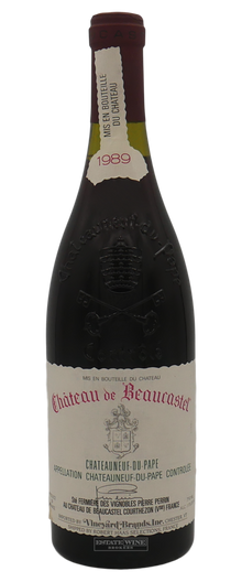 Chateau de Beaucastel Chateauneuf du Pape 1989 750ml - 2