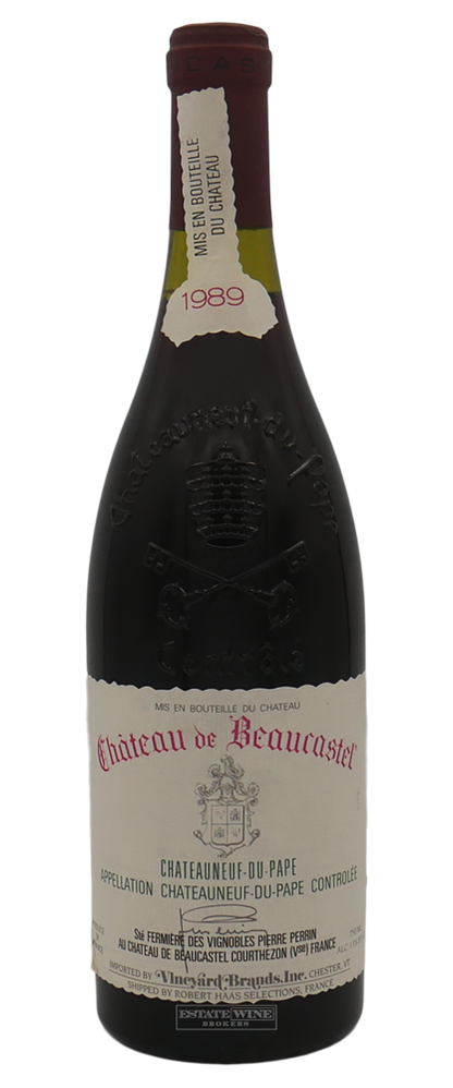 Chateau de Beaucastel Chateauneuf du Pape 1989 750ml - 2