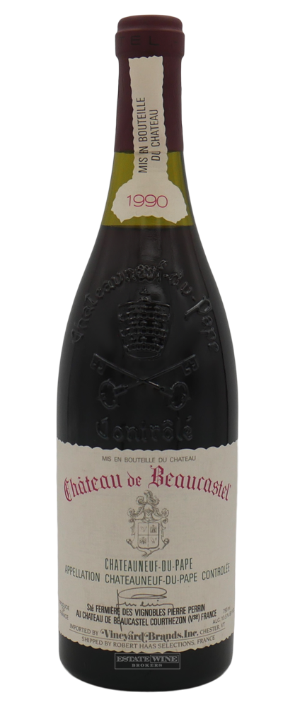 Chateau de Beaucastel Chateauneuf du Pape 1990 750ml - 2