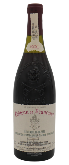 Chateau de Beaucastel Chateauneuf du Pape 1990 750ml - 2