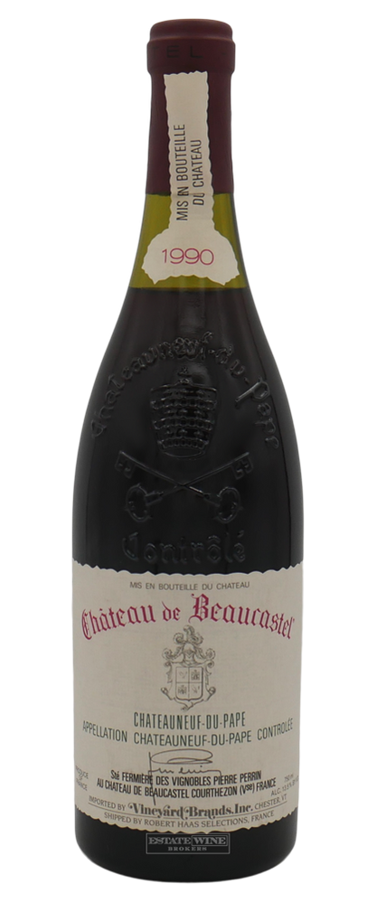 Chateau de Beaucastel Chateauneuf du Pape 1990 750ml - 2