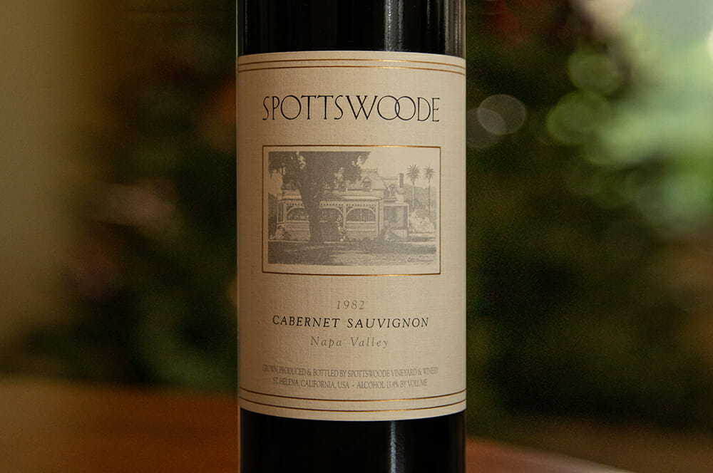 Spottswoode Family Estate Grown Cabernet Sauvignon Napa Valley 1982 750ml - 1