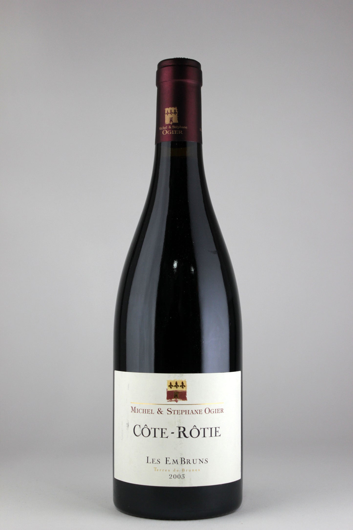 Michel & Stephane Ogier Cote Rotie Les Embruns 2003 750ml - 1
