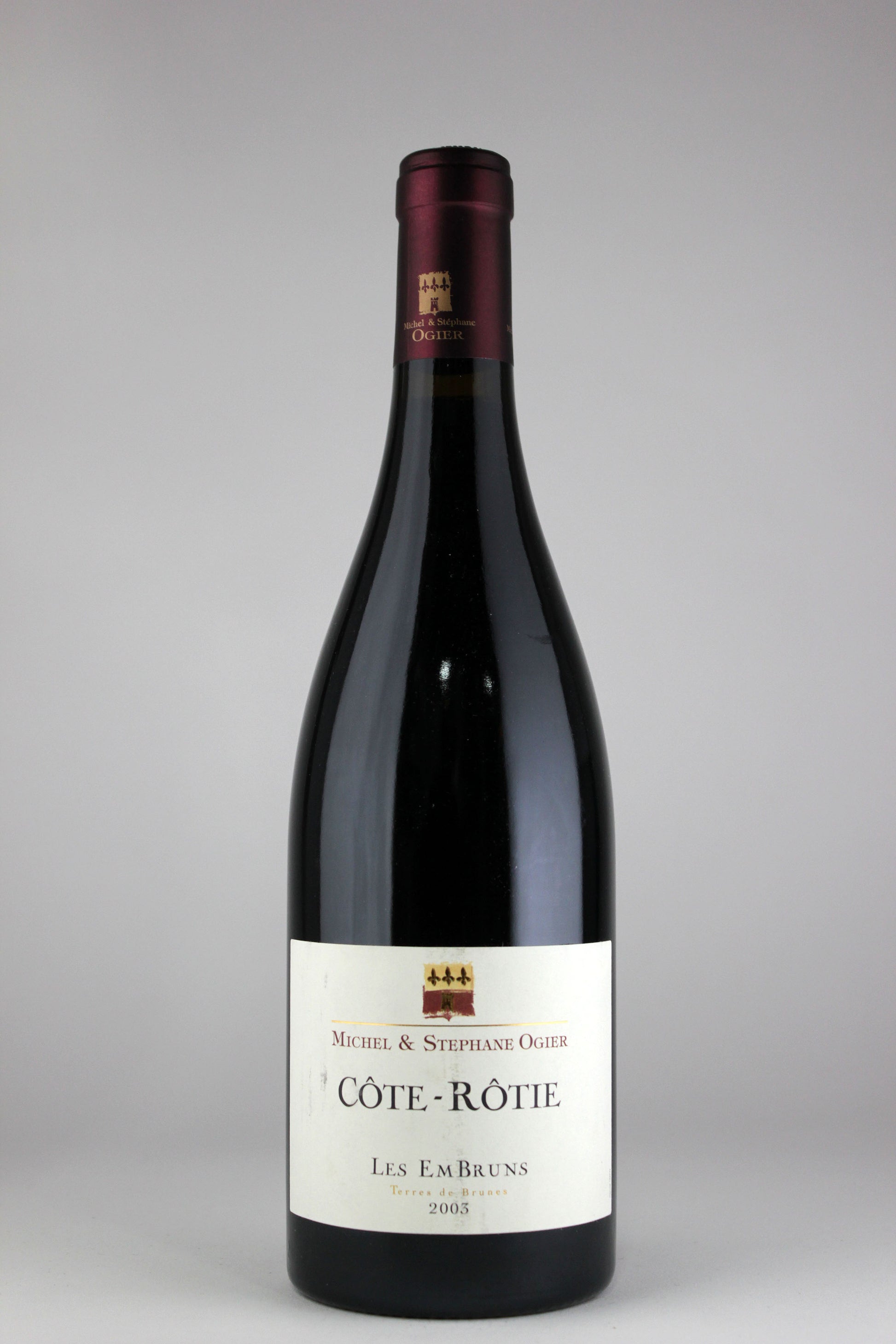 Michel & Stephane Ogier Cote Rotie Les Embruns 2003 750ml - 1