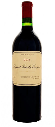 Bryant Family Vineyard Cabernet Sauvignon Napa Valley 2012 750ml