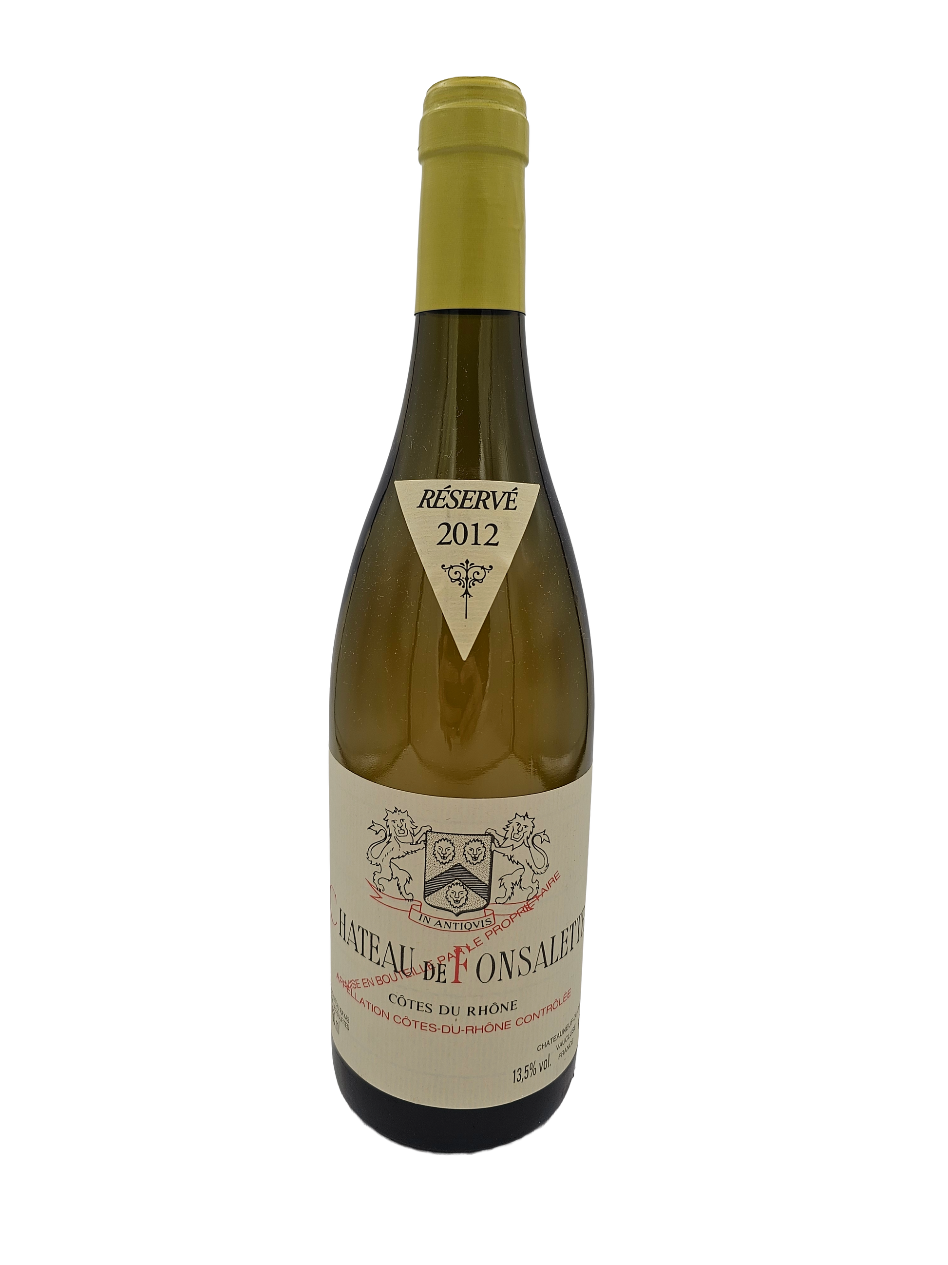 Chateau Rayas Cotes du Rhone Fonsalette Blanc 2012 750ml - 1