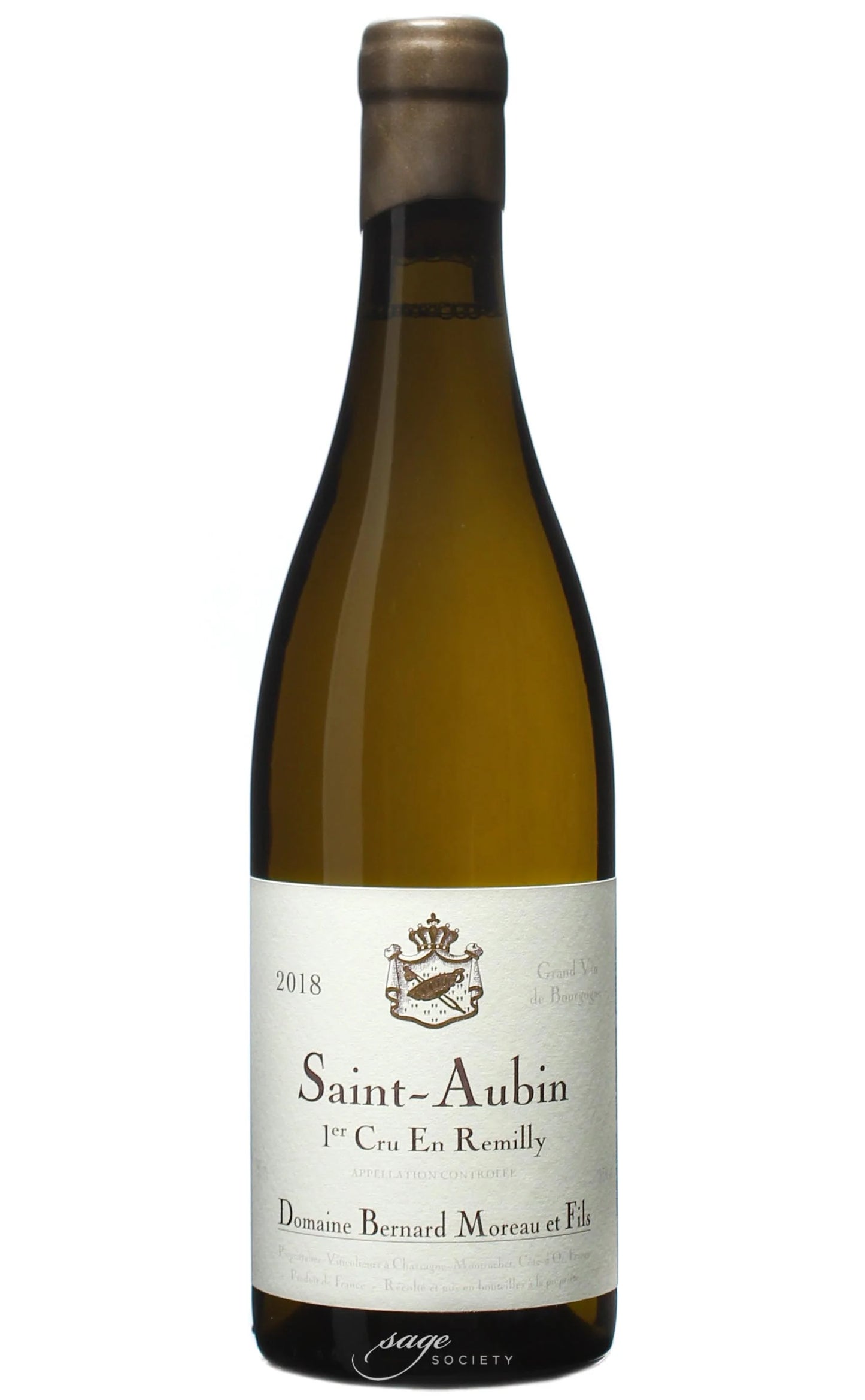 Bernard Moreau Saint Aubin En Remilly 1er Cru 2018 750ml - 1