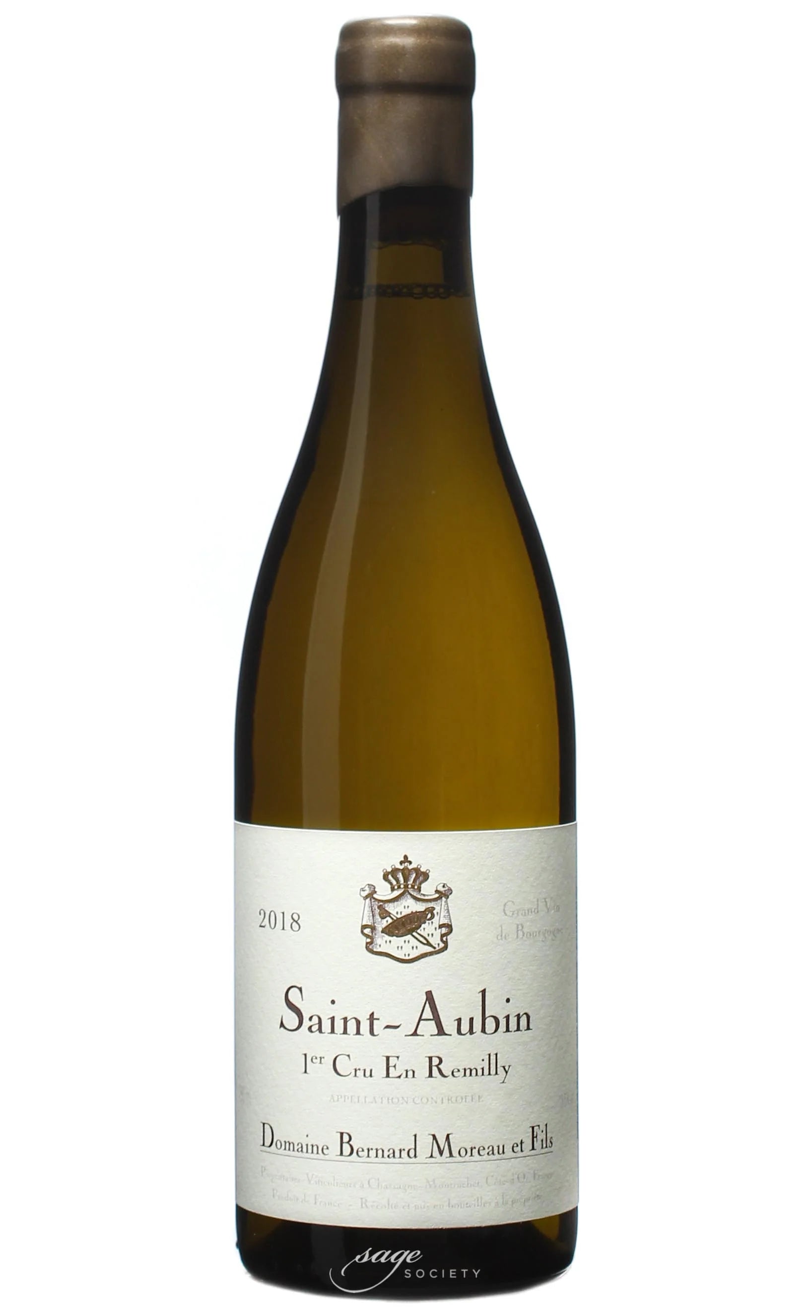Bernard Moreau Saint Aubin En Remilly 1er Cru 2018 750ml - 1
