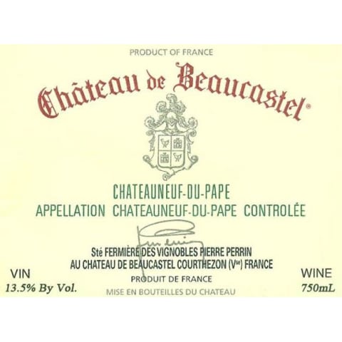 Chateau de Beaucastel Chateauneuf du Pape 1985 750ml - 1