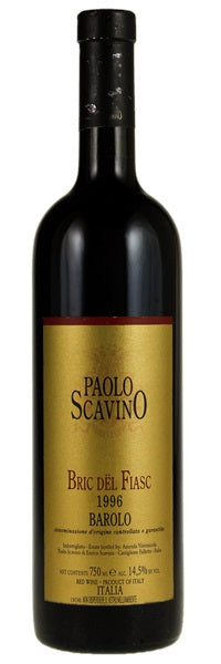 Paolo Scavino Barolo Bric del Fiasc 1996 750ml - 1