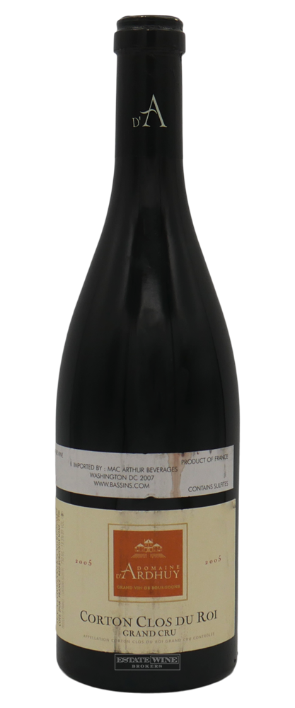Domaine d'Ardhuy Corton-Clos du Roi Grand Cru 2005 750ml [Stained Label] - 1