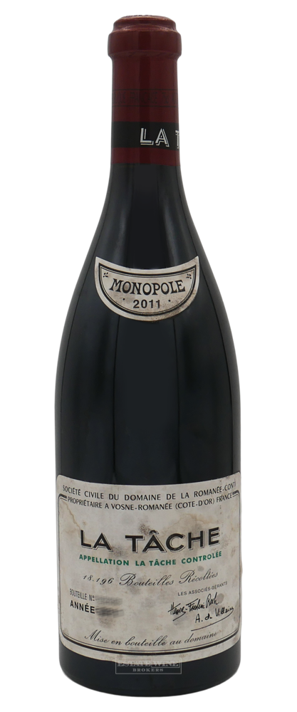 Domaine de la Romanee Conti La Tache Grand Cru 2011 750ml [Slightly Stained Label] - 1