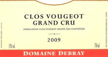 Domaine Debray Clos de Vougeot Grand Cru 2009 750ml - 1