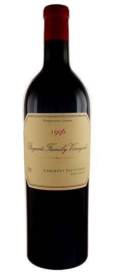 Bryant Family Vineyard Cabernet Sauvignon 1996 750ml - 1