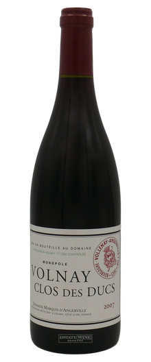 Domaine Marquis d'Angerville Volnay Clos des Ducs 1er Cru 2007 750ml - 2