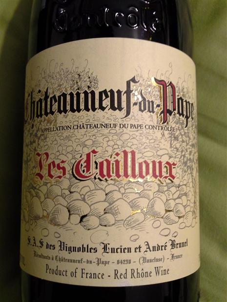 Lucien et Andre Brunel Chateauneuf-du-Pape Les Cailloux 2001 750ml - 1